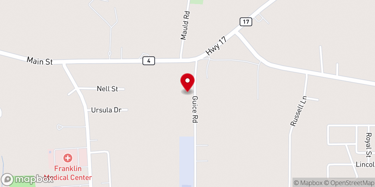 Map showing location of Abundant Life Outreach Ministries