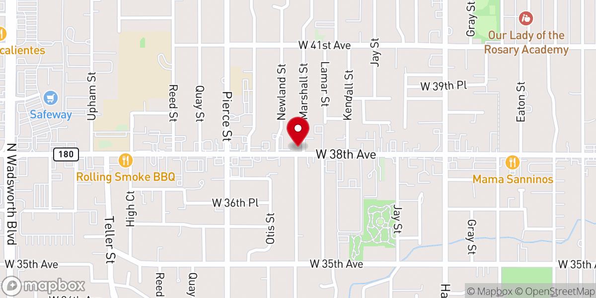 Map showing location of Family Tree Inc