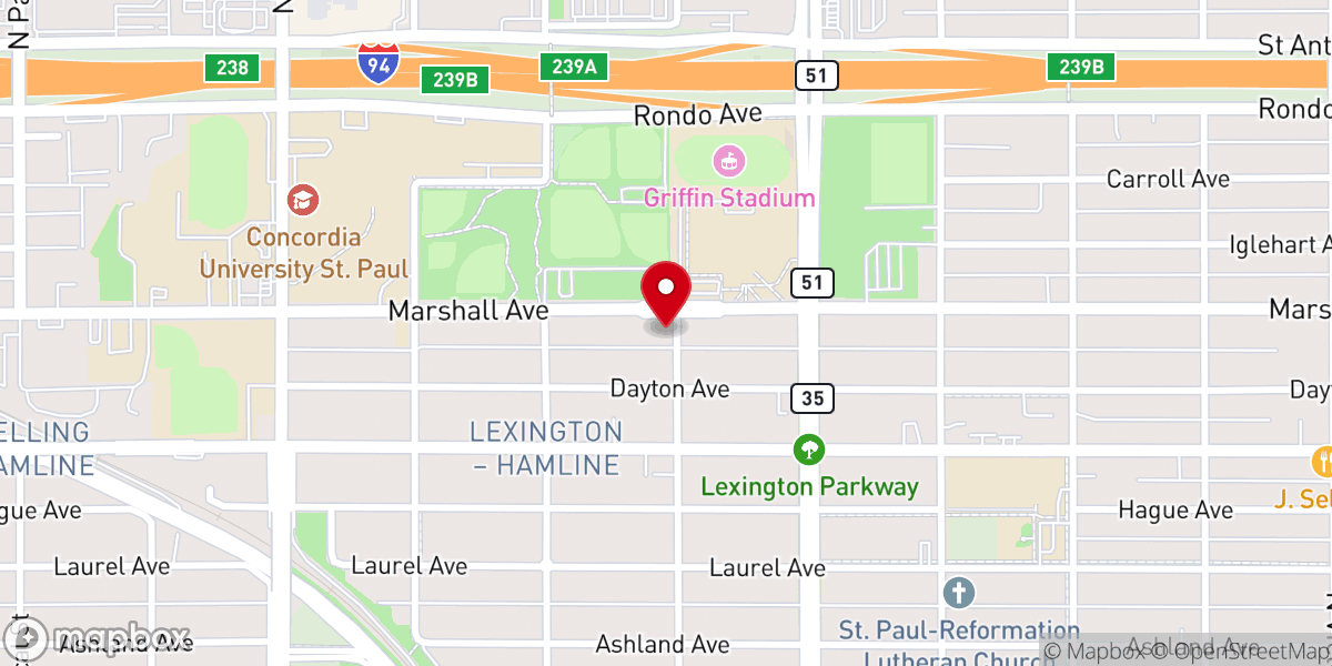 Map showing location of Peace Tabernacle Assembly Of God