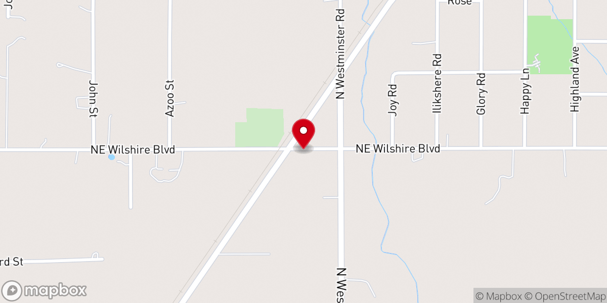 Map showing location of New Chance Missionary Baptist Church