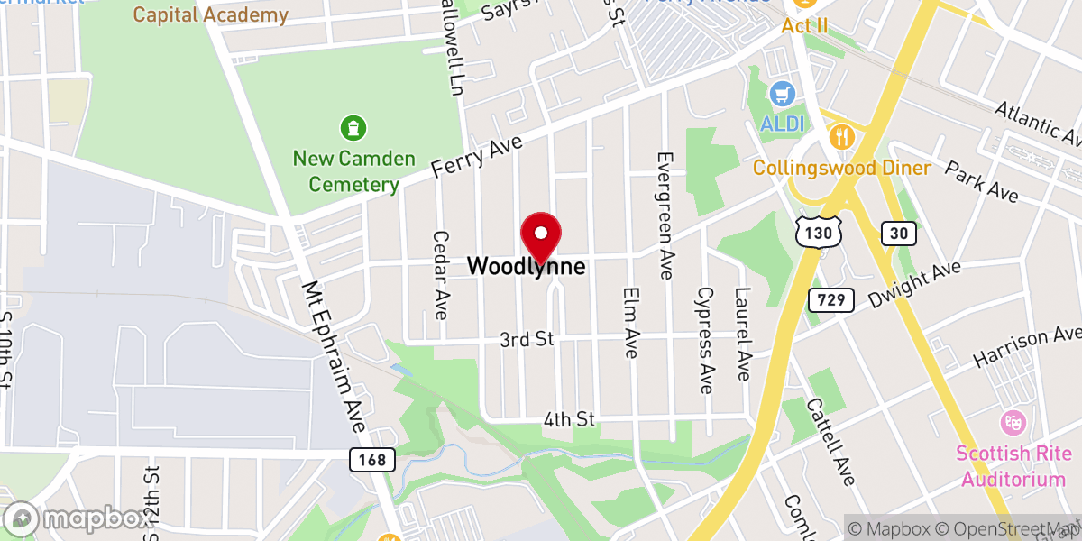 Map showing location of Word of Life Outreach Center, Inc
