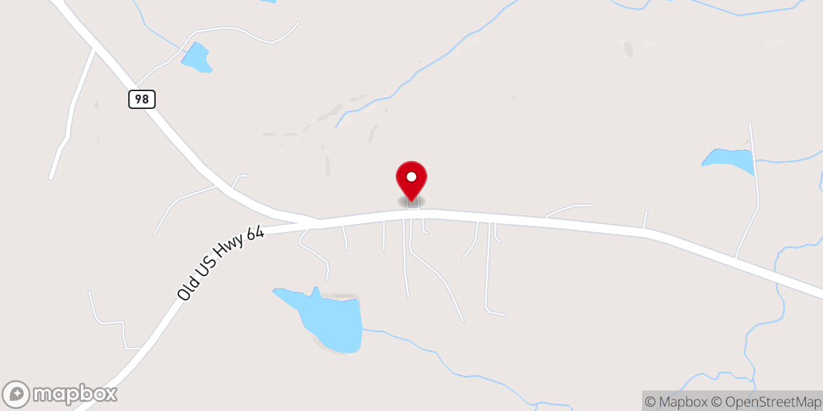 Map showing location of Good News Independent Baptist Church