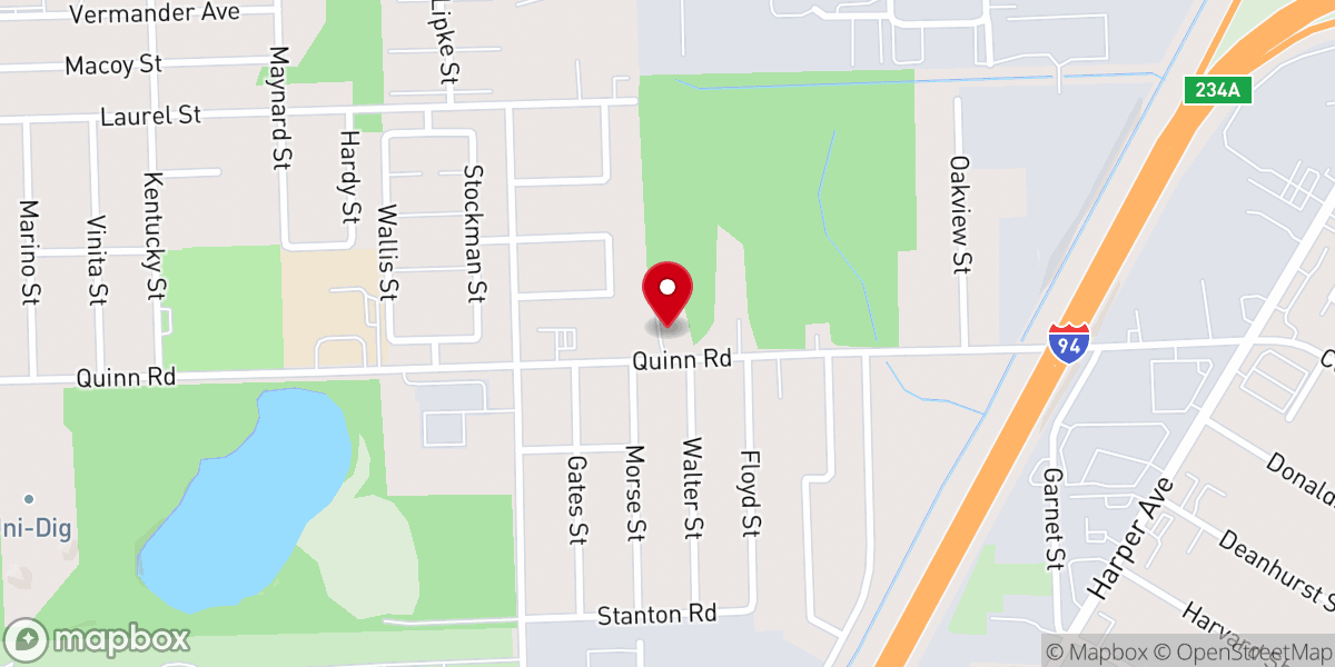Map showing location of Bethlehem Temple Apostolic