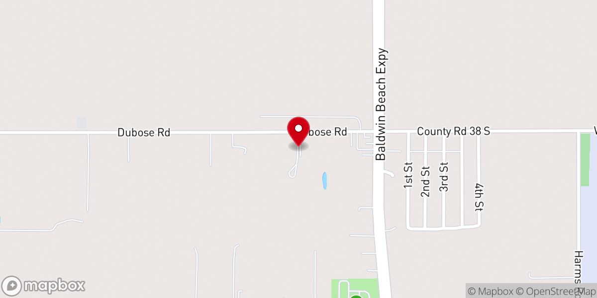 Map showing location of Greenwood Bible Deliverance Church