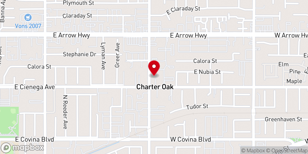 Map showing location of Tri City Assembly of God