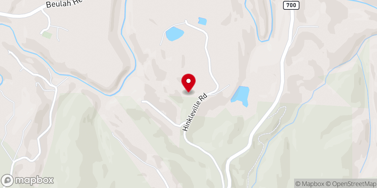 Map showing location of Clear View United Baptist church