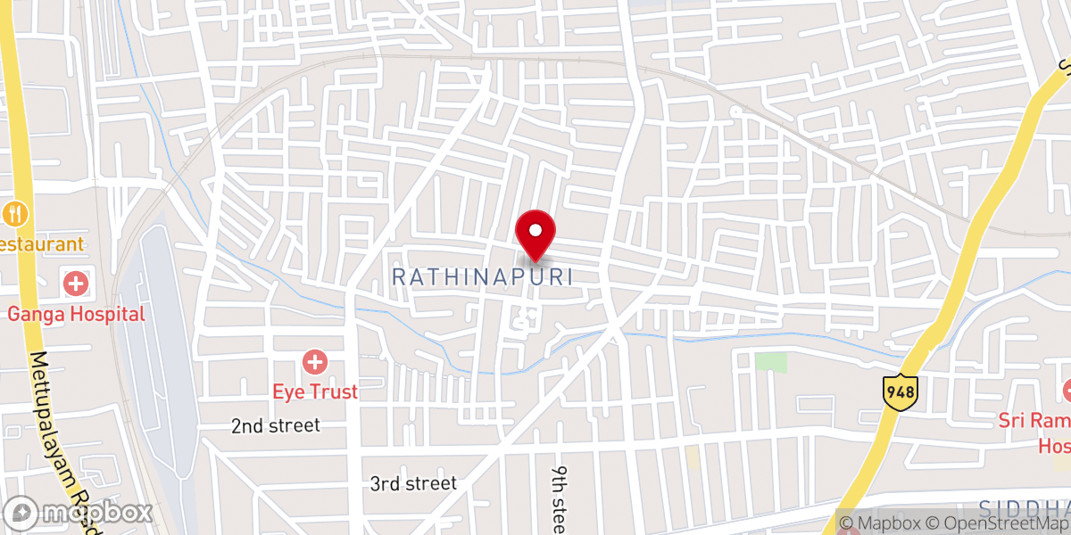 Map showing location of St. Paul's Church