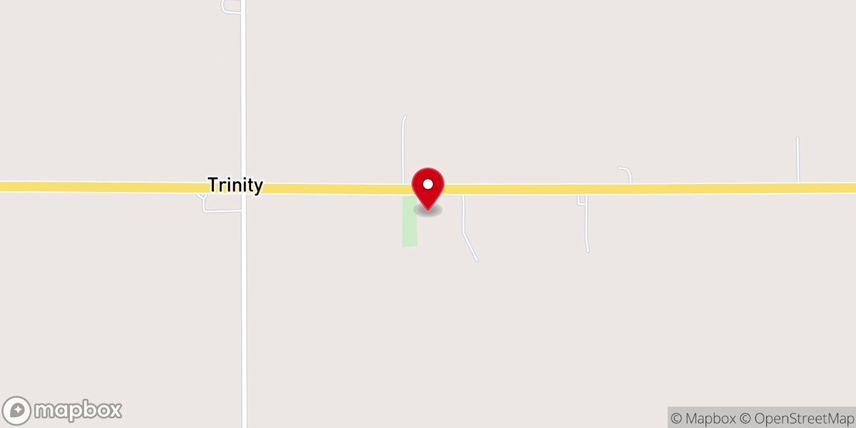 Map showing location of Church of the Most Holy Trinity