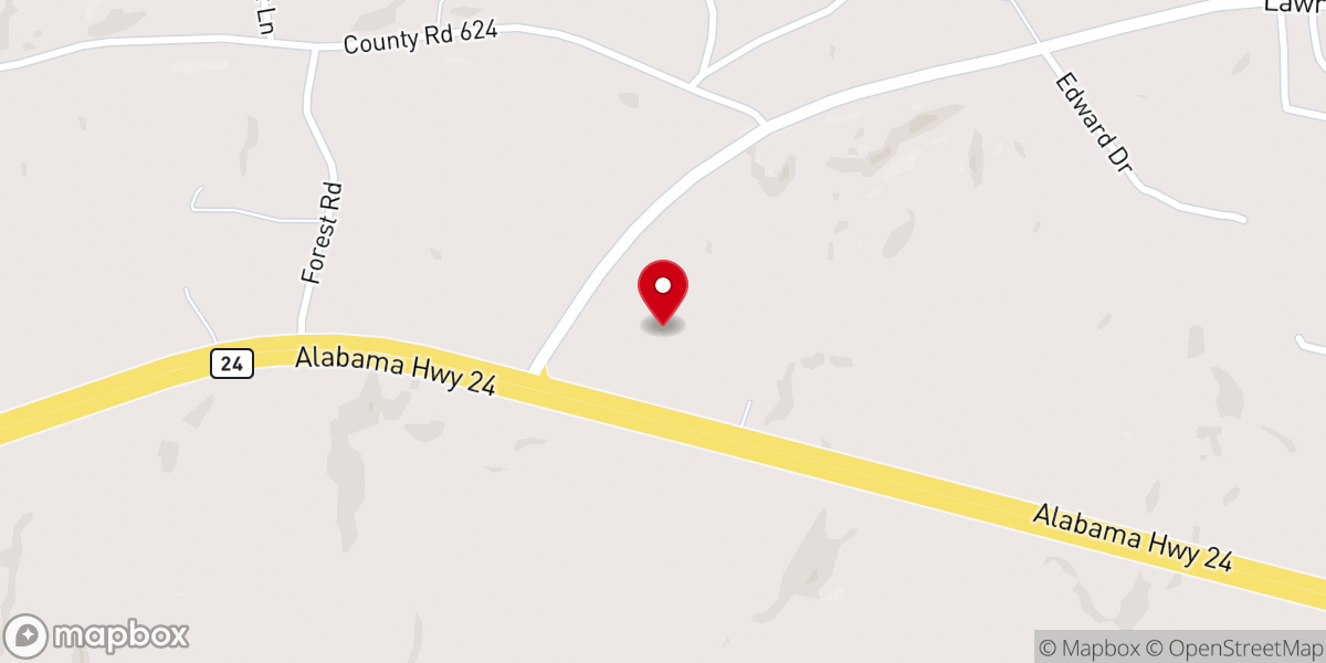 Map showing location of Grace Covenant Church