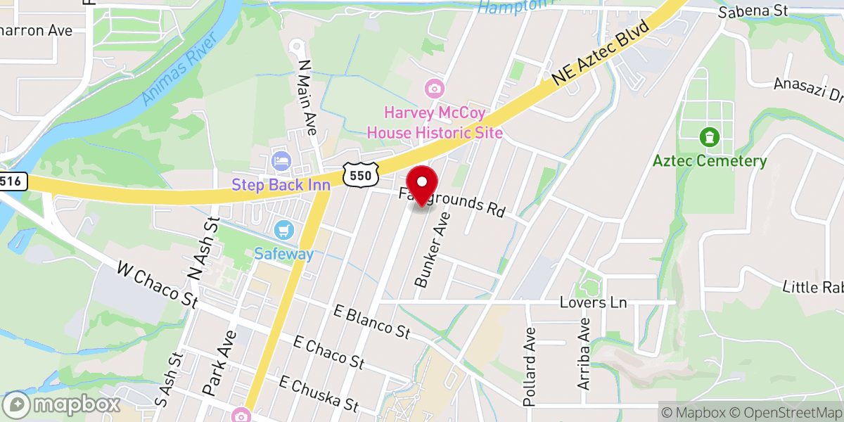 Map showing location of Father Owen Center-St Joseph's Hall & Parish Office