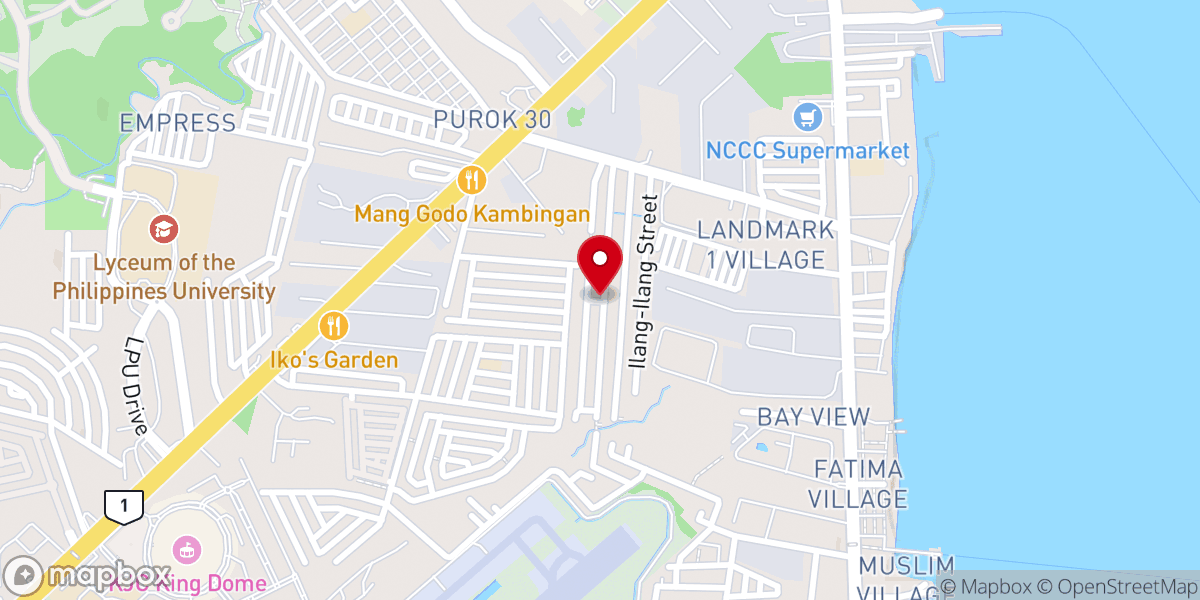 Map showing location of Immanuel Baptist Church - Caridad