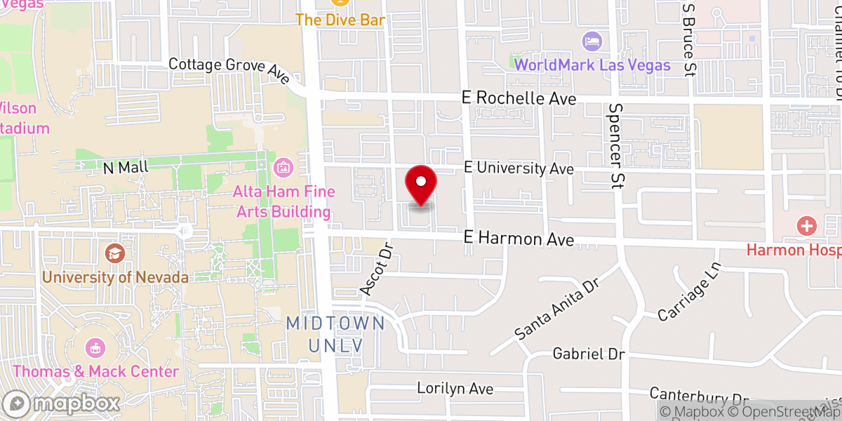 Map showing location of American Catholic Church in Nevada