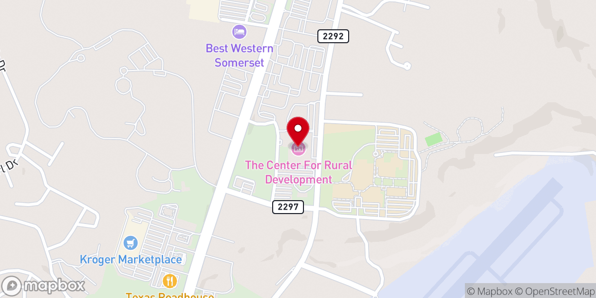 Map showing location of The Center For Rural Development