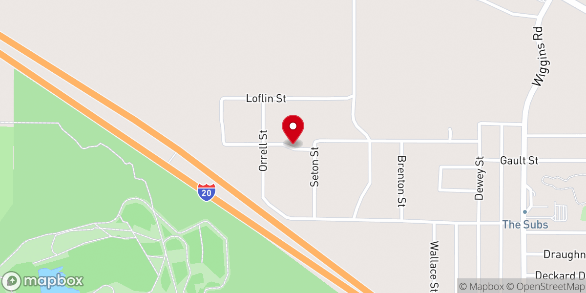 Map showing location of Mount Calvary Missionary Baptist Church