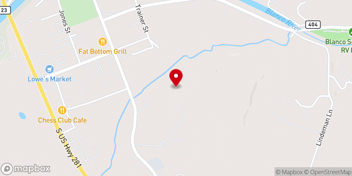 Map showing location of Alma Temple Community Foundation