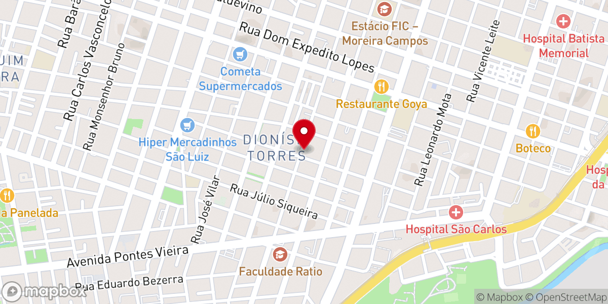 Map showing location of Igreja Bethfagé Comunidade Evangélica