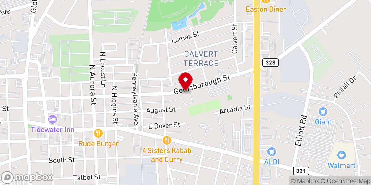 Map showing location of Anchor Church