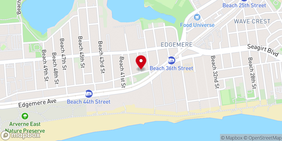Map showing location of New Beginning Deliverance Church