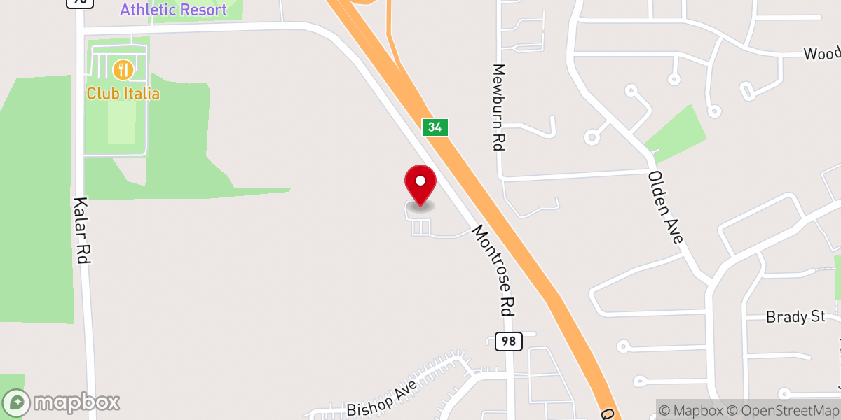 Map showing location of Redeemer Bible Church