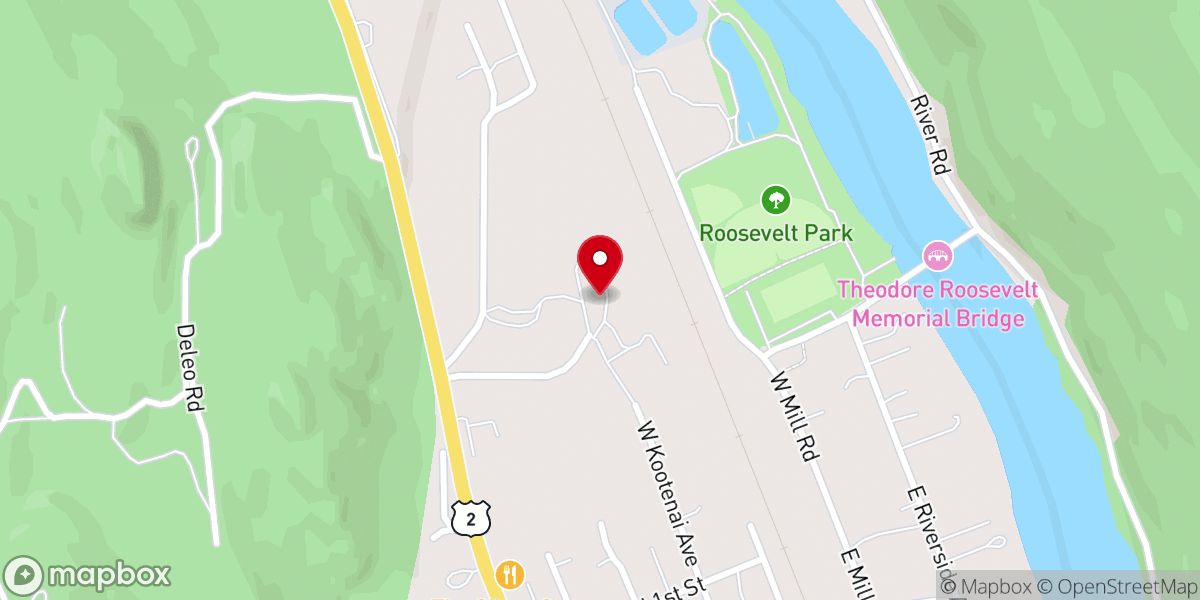 Map showing location of Chapel Cedar