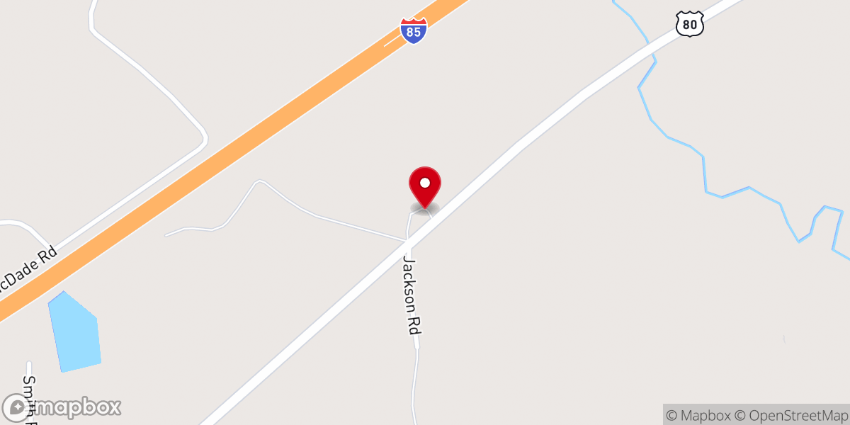 Map showing location of St Paul's AME Zion Church