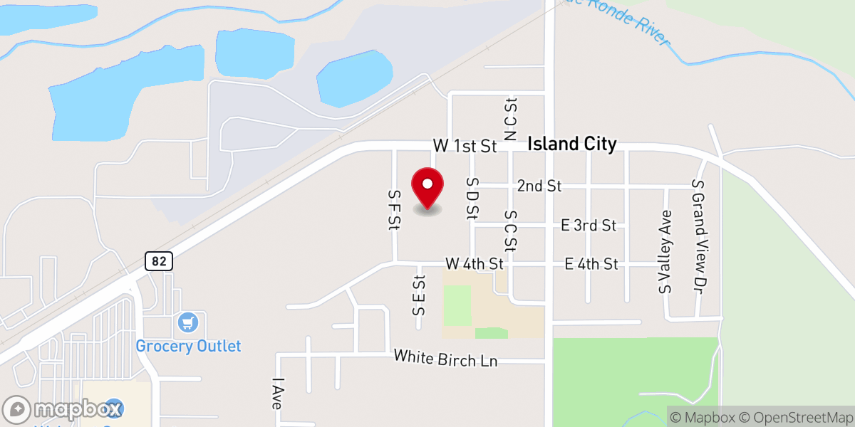 Map showing location of Faith Center