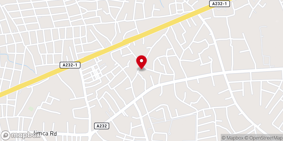 Map showing location of St. Marks Anglican Church