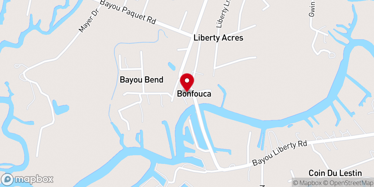 Map showing location of Saint Genevieve Catholic Church