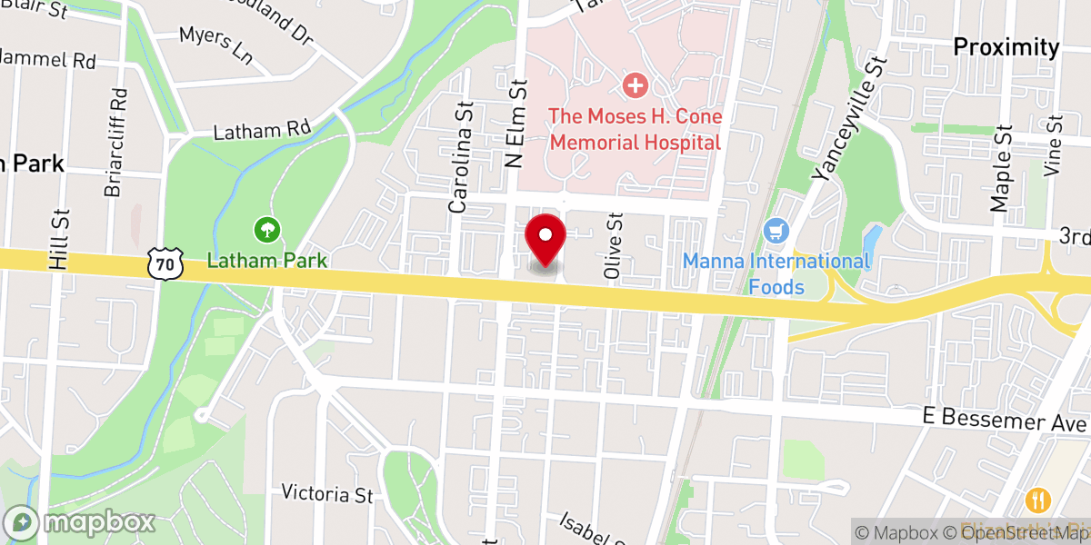 Map showing location of Word Fellowship Reformed Baptist Church
