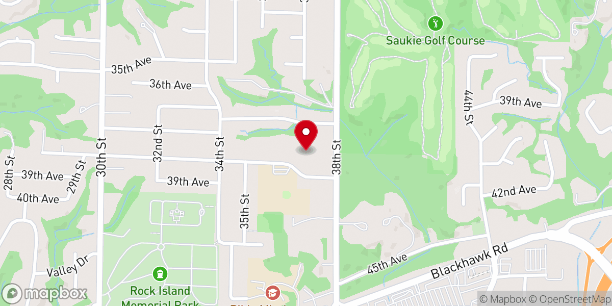 Map showing location of El Bethel Assembly of God Church