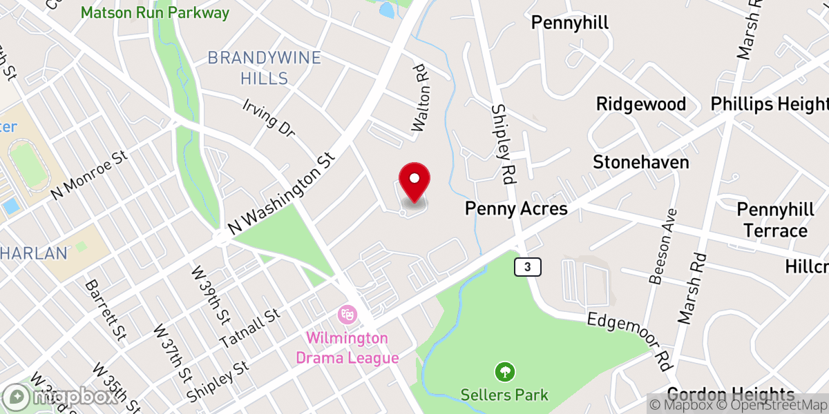 Map showing location of New City Church