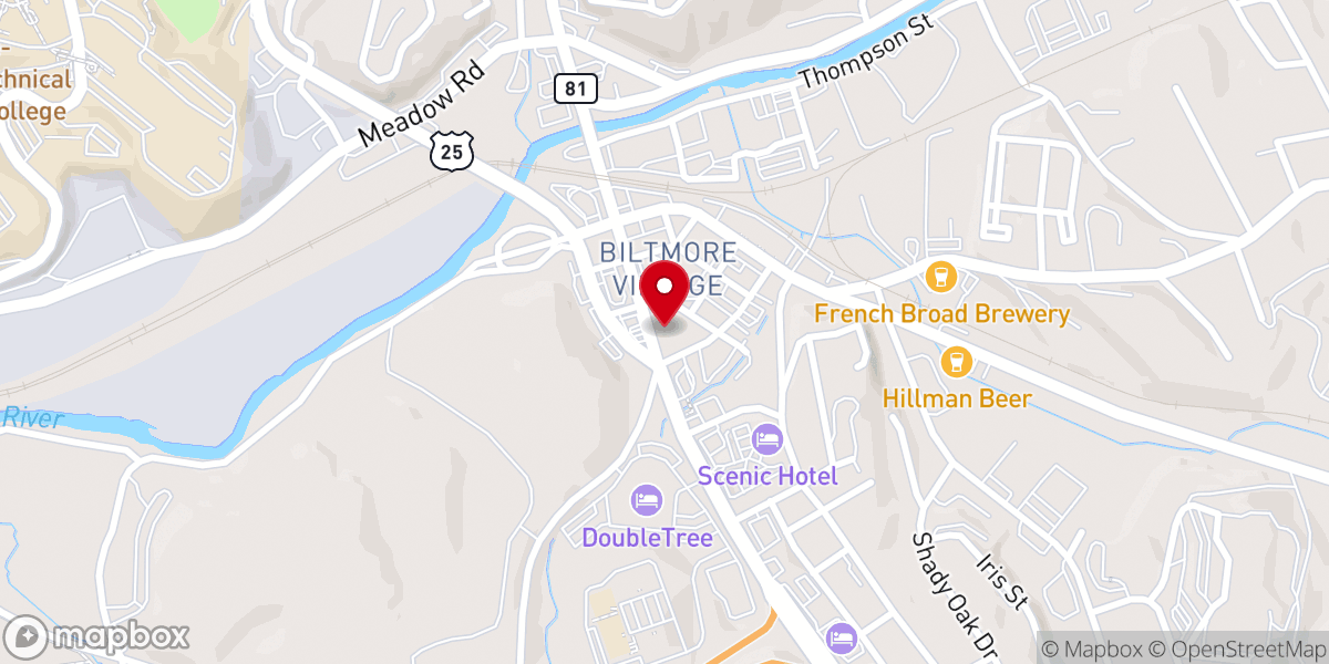 Map showing location of The Cathedral of All Souls