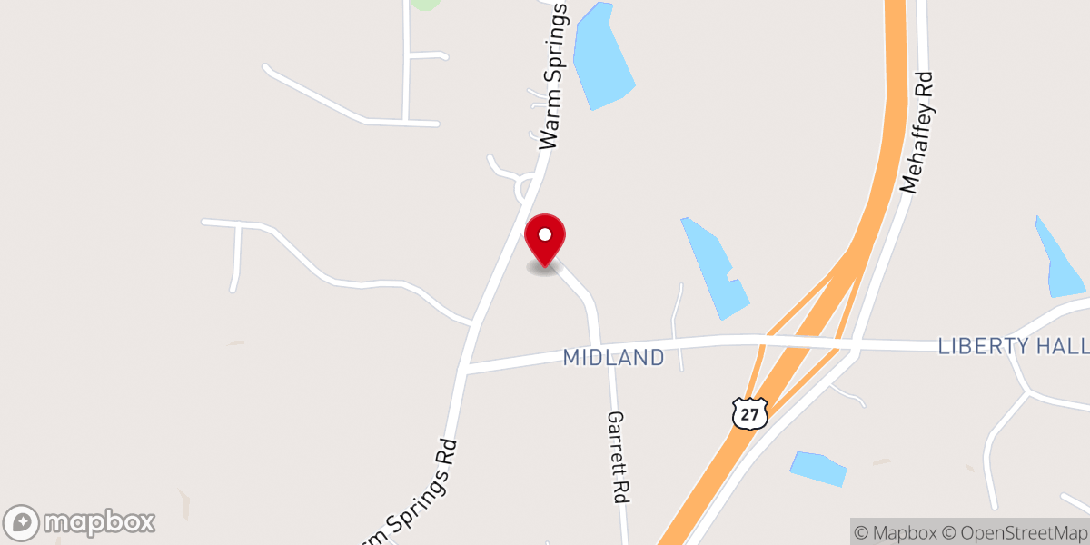 Map showing location of Jenkin's Hall of UMC