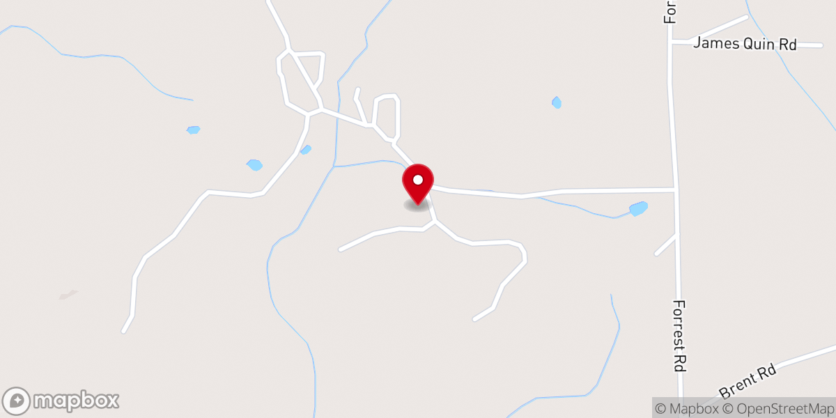 Map showing location of Mount Canaan Missionary Baptist Church