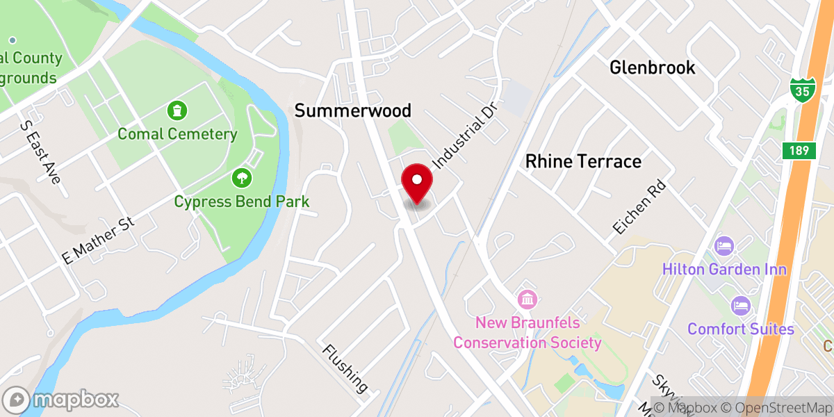 Map showing location of Tree of Life Fellowship Church