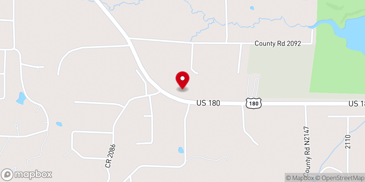 Map showing location of St. Helena Catholic Church