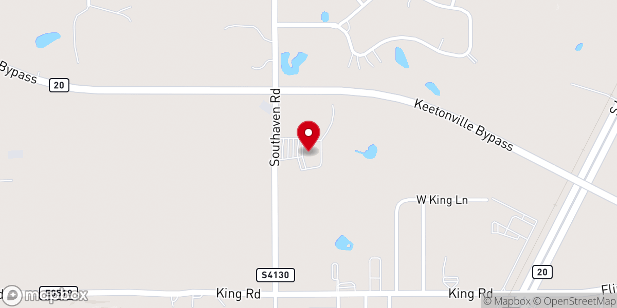 Map showing location of DestinyLife Church