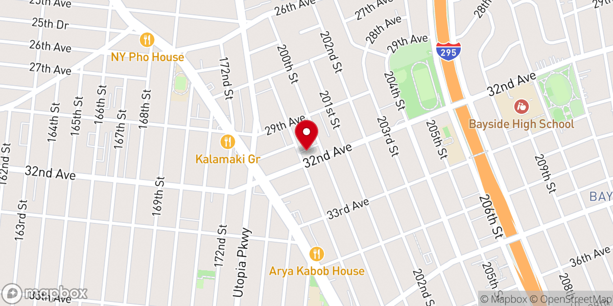 Map showing location of Chamvit Presbyterian Church of Ny Inc