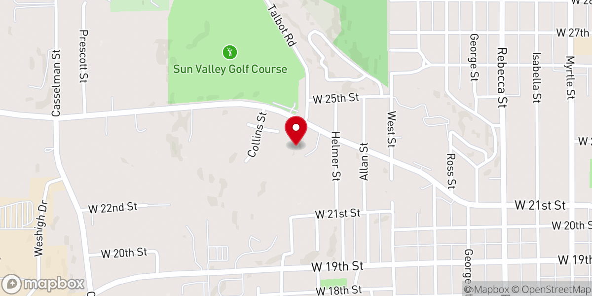 Map showing location of Kingdom Flow Ministries Inc