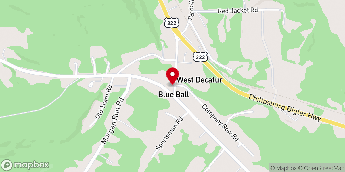 Map showing location of West Decatur