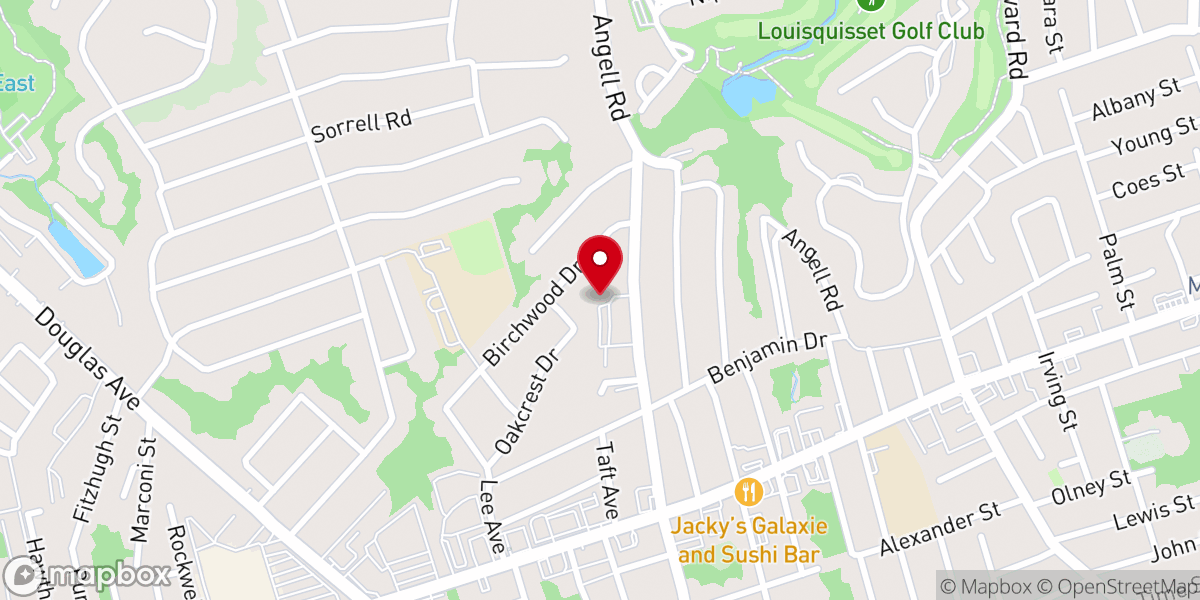 Map showing location of Restoration Church of RI Assemblies of God