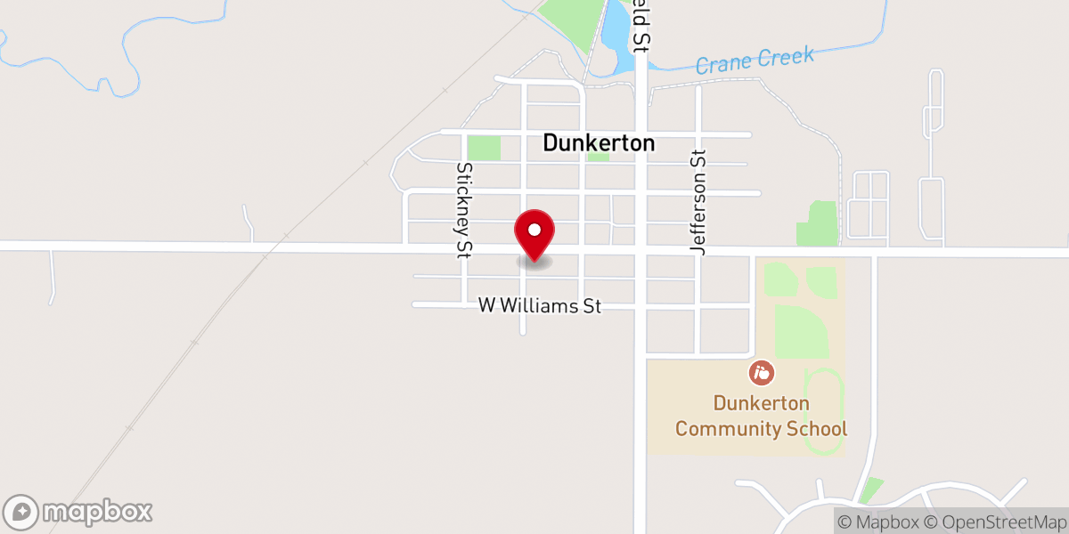 Map showing location of First United Methodist Church