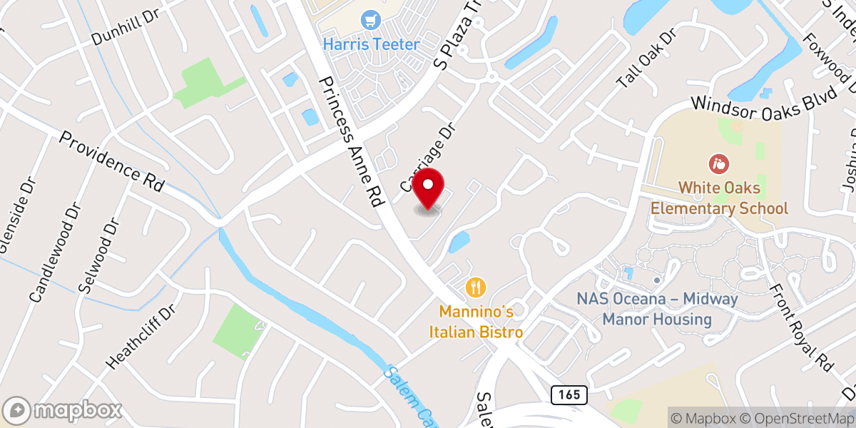 Map showing location of The United House of Prayer for All People