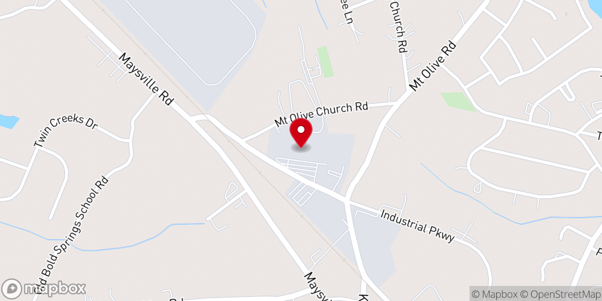 Map showing location of Baker & Taylor
