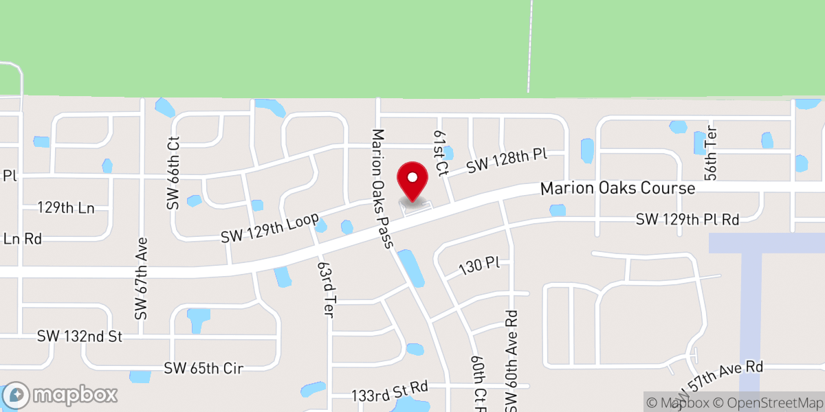 Map showing location of Maranatha Baptist Church