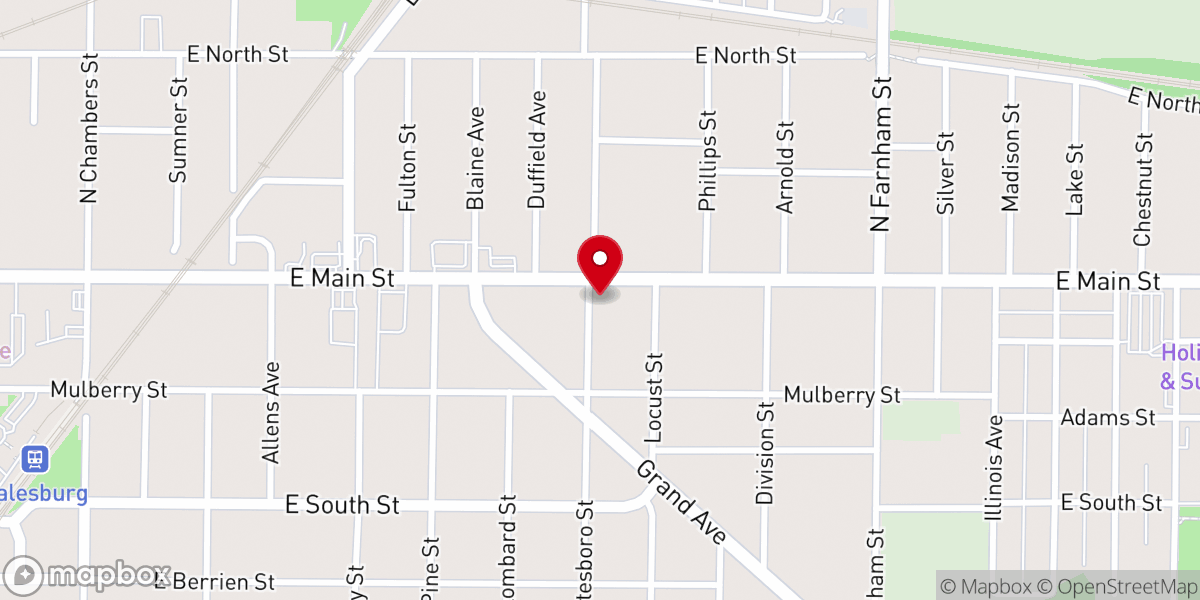 Map showing location of Greater Life Pentecostal Church