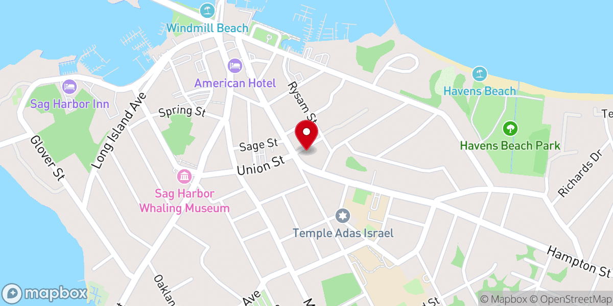 Map showing location of Christ Episcopal Church