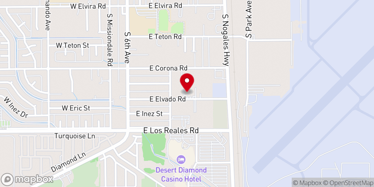 Map showing location of Faith Assembly of God