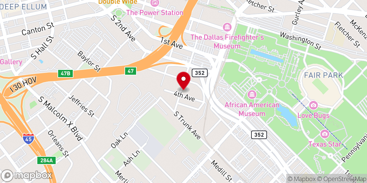 Map showing location of Soul Church
