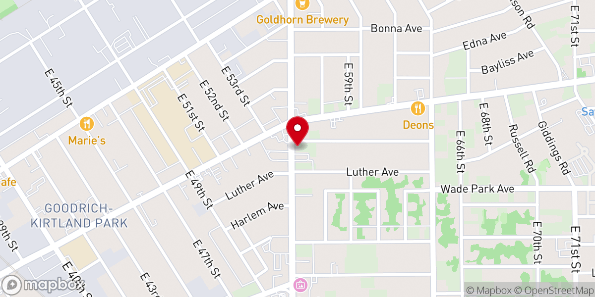 Map showing location of Jordan Stream Baptist Church